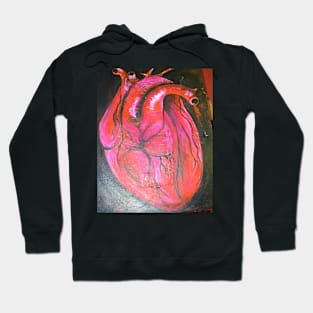 Heart's Canvas: A Masterpiece of Emotion on a T-Shirt Hoodie